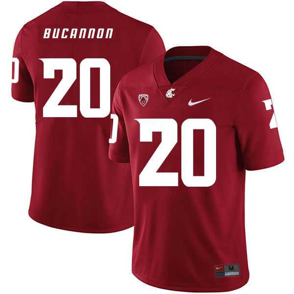 Washington State Cougars #20 Deone Bucannon Red College Football Jersey